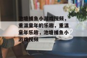 池塘捕鱼小游戏视频,重温童年的乐趣,重温童年乐趣,池塘捕鱼小游戏视频 池塘捕鱼小游戏视频,重温童年的乐趣,重温童年乐趣,池塘捕鱼小游戏视频