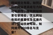 网站优化布局，如何让你的网站更具吸引力和可导航性，提升网站搜索引擎排名，优化网站布局的重要性及实用方法，网站优化布局，如何提升SEO排名与流量?