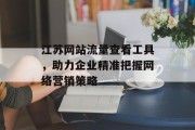 江苏网站流量查看工具，助力企业精准把握网络营销策略