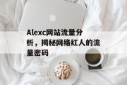 Alexc网站流量分析,揭秘网络红人的流量密码 Alexc网站流量分析,揭秘网络红人的流量密码