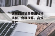 扬州网站流量费用价格揭秘，合理预算，高效推广