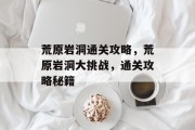 荒原岩洞通关攻略,荒原岩洞大挑战,通关攻略秘籍 荒原岩洞通关攻略,荒原岩洞大挑战,通关攻略秘籍