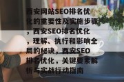 西安网站SEO排名优化的重要性及实施步骤,西安SEO排名优化,理解、执行和影响全局的秘诀,西安SEO排名优化,关键要素解析与实战行动指南 西安网站SEO排名优化的重要性及实施步骤,西安SEO排名优化,理解、执行和影响全局的秘诀,西安SEO排名优化,关键要素解析与实战行动指南