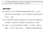 北京银行：2024年度末期每股派发现金股利0.200元（含税）