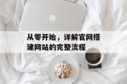 从零开始,详解官网搭建网站的完整流程 从零开始,详解官网搭建网站的完整流程