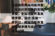 全面解析网站功能开发,从设计到实施的关键步骤,全站功能开发关键步骤,设计-实施一步到位,网站功能开发的关键步骤与设计-实施全过程
