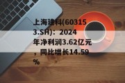 上海建科(603153.SH):2024年净利润3.62亿元,同比增长14.59% 上海建科(603153.SH):2024年净利润3.62亿元,同比增长14.59%