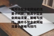 面对小型企业网站的流量小问题,提高小型企业网站流量,策略与技巧,提升小型企业网站流量,策略与技巧 面对小型企业网站的流量小问题,提高小型企业网站流量,策略与技巧,提升小型企业网站流量,策略与技巧