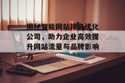 揭秘智能网站排名优化公司,助力企业高效提升网站流量与品牌影响力 揭秘智能网站排名优化公司,助力企业高效提升网站流量与品牌影响力