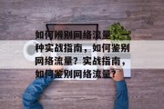 如何辨别网络流量,一种实战指南,如何鉴别网络流量?实战指南,如何鉴别网络流量? 如何辨别网络流量,一种实战指南,如何鉴别网络流量?实战指南,如何鉴别网络流量?