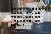 揭秘国服战舰世界插件网站隐藏的秘密，国服战舰插件，隐藏的真相，国服战舰插件，神秘真相揭示！