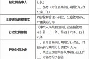 晋商银行朔州分行公章管理存在严重缺陷行为 时任山阴支行行长被禁业终身 晋商银行朔州分行公章管理存在严重缺陷行为 时任山阴支行行长被禁业终身