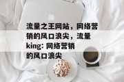 流量之王网站,网络营销的风口浪尖,流量 king: 网络营销的风口浪尖 流量之王网站,网络营销的风口浪尖,流量 king: 网络营销的风口浪尖