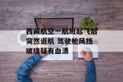西藏航空一航班起飞后突然返航 驾驶舱风挡玻璃疑有血渍 西藏航空一航班起飞后突然返航 驾驶舱风挡玻璃疑有血渍