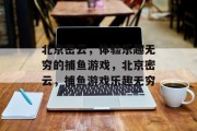 北京密云,体验乐趣无穷的捕鱼游戏,北京密云,捕鱼游戏乐趣无穷 北京密云,体验乐趣无穷的捕鱼游戏,北京密云,捕鱼游戏乐趣无穷