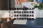 用流量看网站卡怎么办?,如何优化网站流量?,流量卡问题解决指南,优化网站流量策略 用流量看网站卡怎么办?,如何优化网站流量?,流量卡问题解决指南,优化网站流量策略