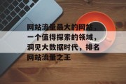 网站流量最大的网站,一个值得探索的领域,洞见大数据时代,排名网站流量之王 网站流量最大的网站,一个值得探索的领域,洞见大数据时代,排名网站流量之王