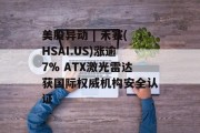 美股异动 | 禾赛(HSAI.US)涨逾7% ATX激光雷达获国际权威机构安全认证 美股异动 | 禾赛(HSAI.US)涨逾7% ATX激光雷达获国际权威机构安全认证
