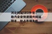 河北网站SEO外包,助力企业快速提升网站排名,抢占市场先机 河北网站SEO外包,助力企业快速提升网站排名,抢占市场先机