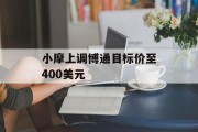 小摩上调博通目标价至400美元