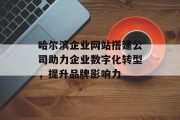 哈尔滨企业网站搭建公司助力企业数字化转型,提升品牌影响力 哈尔滨企业网站搭建公司助力企业数字化转型,提升品牌影响力