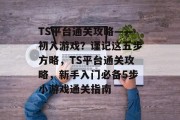 TS平台通关攻略——初入游戏?谨记这五步方略,TS平台通关攻略,新手入门必备5步小游戏通关指南 TS平台通关攻略——初入游戏?谨记这五步方略,TS平台通关攻略,新手入门必备5步小游戏通关指南