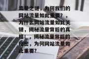 流量之谜,为何我们的网站流量如此重要?,为什么网站流量如此关键,揭秘流量背后的真相!,揭秘流量背后的秘密,为何网站流量如此重要? 流量之谜,为何我们的网站流量如此重要?,为什么网站流量如此关键,揭秘流量背后的真相!,揭秘流量背后的秘密,为何网站流量如此重要?