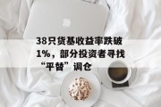 38只货基收益率跌破1%,部分投资者寻找“平替”调仓 38只货基收益率跌破1%,部分投资者寻找“平替”调仓