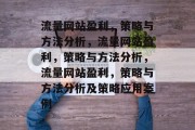 流量网站盈利,策略与方法分析,流量网站盈利,策略与方法分析,流量网站盈利,策略与方法分析及策略应用案例 流量网站盈利,策略与方法分析,流量网站盈利,策略与方法分析,流量网站盈利,策略与方法分析及策略应用案例