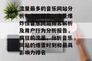 流量最多的音乐网站分析与分析报告，流量爆炸性音乐网站排名解析及用户行为分析报告，疯狂的流量，分析音乐网站的爆雷时刻和最具影响力排名