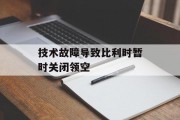 技术故障导致比利时暂时关闭领空