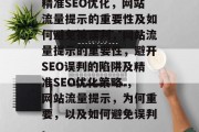 精准SEO优化，网站流量提示的重要性及如何避免被误判，网站流量提示的重要性，避开SEO误判的陷阱及精准SEO优化策略.，网站流量提示，为何重要，以及如何避免误判。