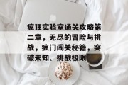 疯狂实验室通关攻略第二章,无尽的冒险与挑战,疯门闯关秘籍,突破未知、挑战极限