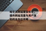 哈尔滨网站建设优化,提升网站流量与用户体验的全方位攻略 哈尔滨网站建设优化,提升网站流量与用户体验的全方位攻略