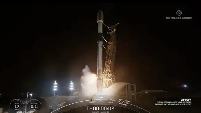SpaceX 完成今年第 100 次轨道发射,为 OneWeb 发射 20 颗卫星