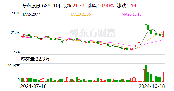 东芯股份:控股股东拟2亿元至2.4亿元增持公司股份
