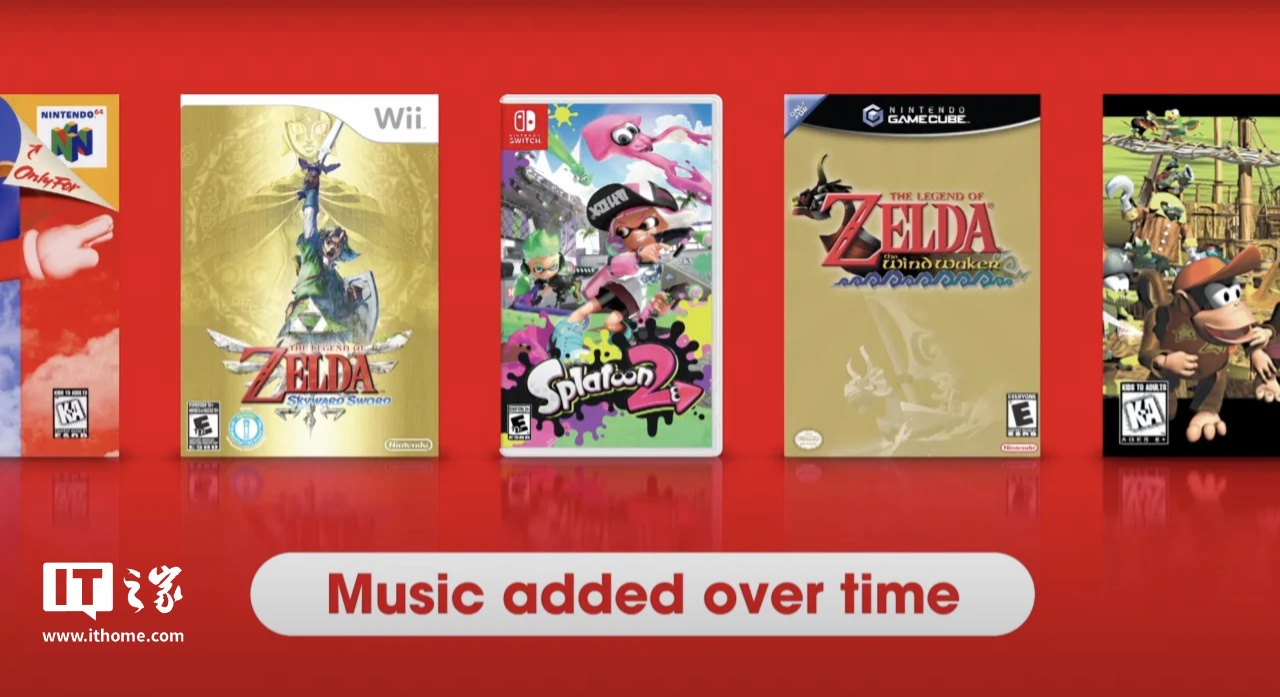 任天堂音乐 App 上线,为 Switch Online 会员提供众多经典游戏原声
