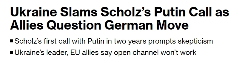 断联两年后首次!关键时刻,德国总理给普京打了个电话,泽连斯基“怒了”,最新表态