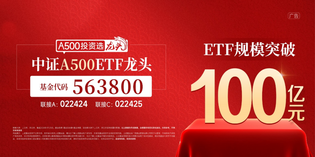 百舸争流龙头先!中证A500ETF龙头6天入列百亿俱乐部