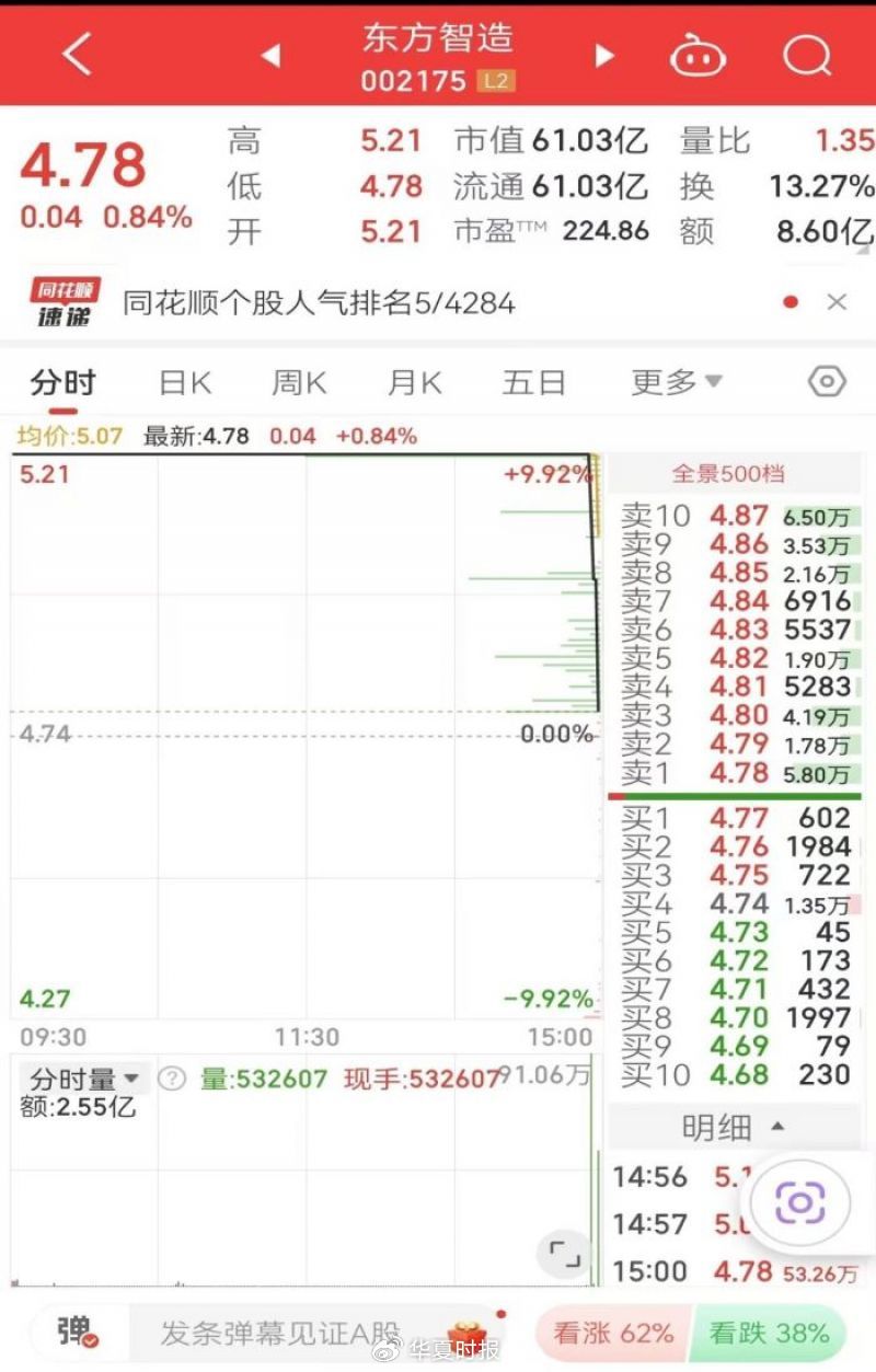 6万股民遭“闷杀”!这只股最后3分12秒惊魂跳水,从涨停板回撤9个点