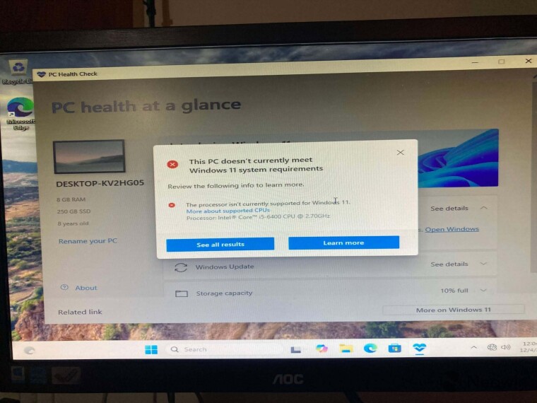 用户在旧电脑上成功安装微软 Win11 24H2,有 TPM 2.0 即可