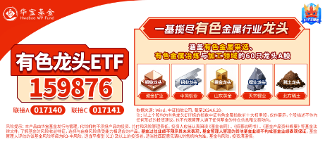 黄金万众瞩目,铜铝穿越需求迷雾?有色龙头ETF(159876)全天红盘活跃,中国铝业涨超2%