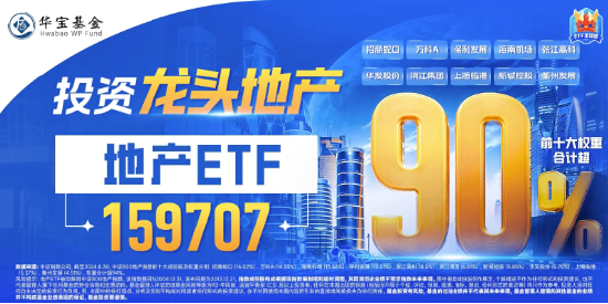 突发!万科A尾盘涨停,地产ETF(159707)暴涨近4%溢价率飙升,资金净申购4150万份