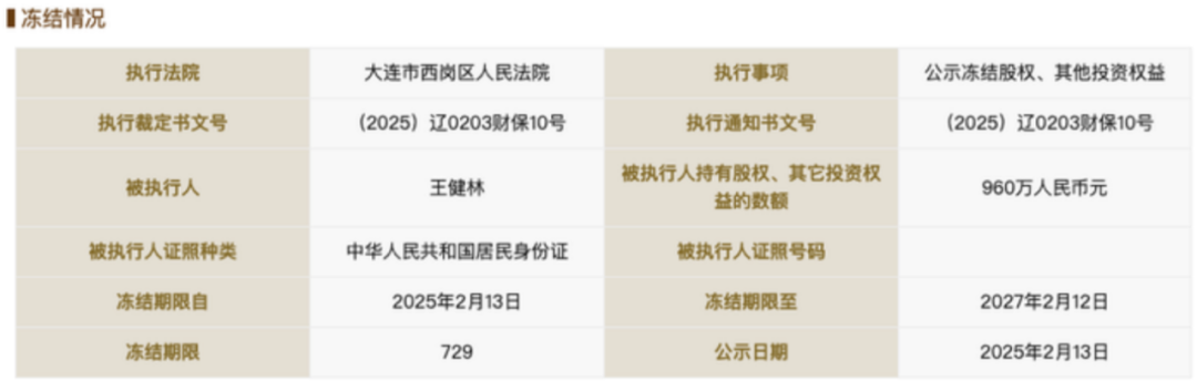 王健林,突传大消息!再陷股权冻结风波