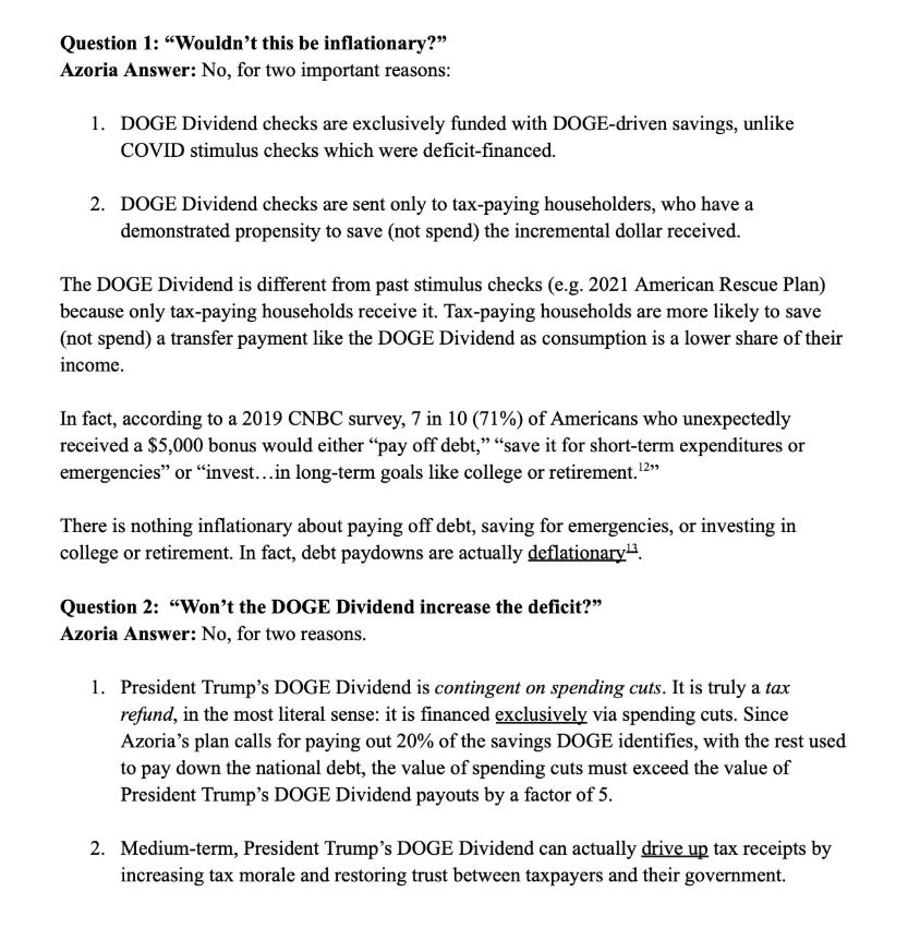 特朗普和马斯克又要搞大事:DOGE或给全民“发红包”,每家5000美元!