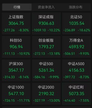 创业板指大跌14%，全市场超3000股跌停，A股关键时刻，神秘资金终于出手了，A股多只宽基ETF持续放量