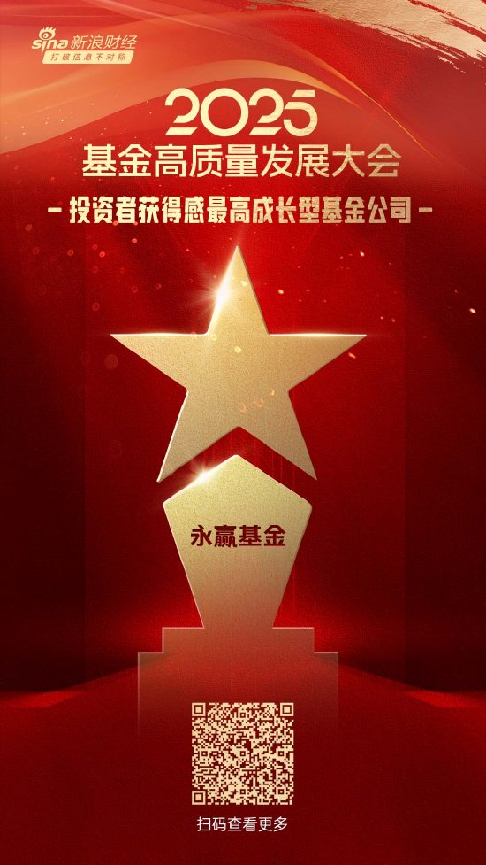 2025公募基金荣誉榜：永赢基金获得2025投资者获得感最高成长型基金公司荣誉