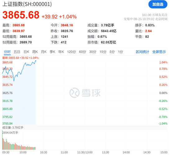 稀土板块飙涨，芯片股持续火热，寒武纪继续走高！德科立、金力永磁，20%涨停