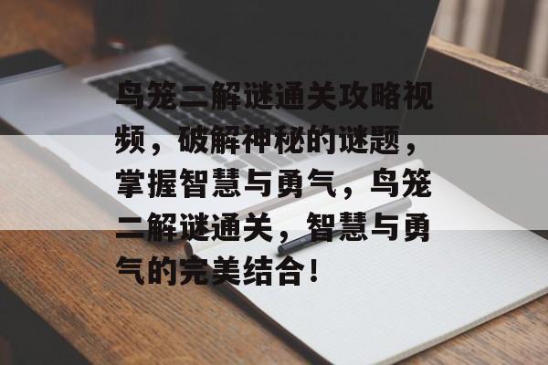 鸟笼二解谜通关攻略视频，破解神秘的谜题，掌握智慧与勇气，鸟笼二解谜通关，智慧与勇气的完美结合！