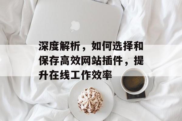 深度解析,如何选择和保存高效网站插件,提升在线工作效率 深度解析,如何选择和保存高效网站插件,提升在线工作效率
